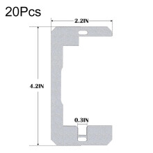 Espaciadores para placas de pared y tomacorrientes, para enchufes/cajas eléctricas/interruptores (20 unidades)
