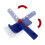 Pool Cleaning Brush Pool Step Brush 180 Rotating Handle Decontamination Angle Cleaning Brush 5