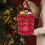 Bolsa de Natal Fankiway com boneco de neve e alças. 3