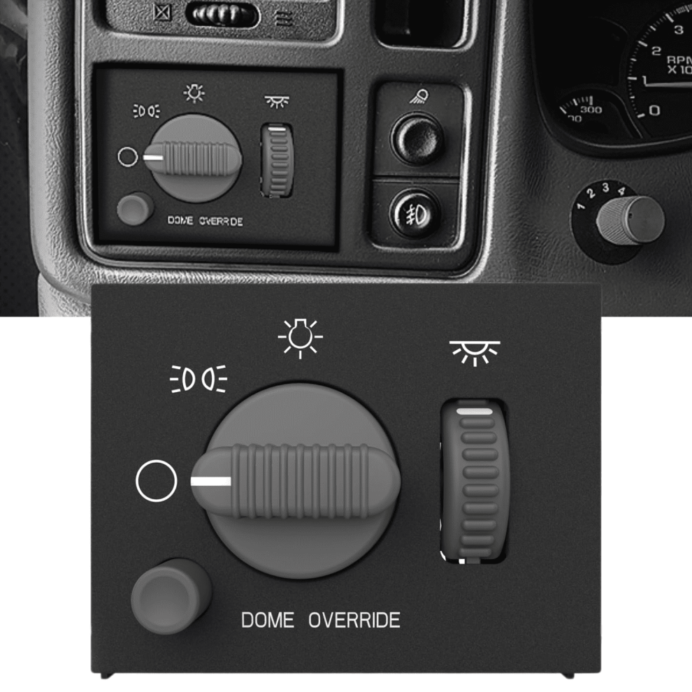 Headlight Dimmer Switch For 1999Â2002 Chevy Gmc Trucks 9152228066472