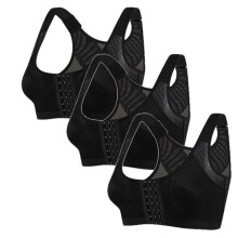 3-delige compressiebeha met voorsluiting en volledige dekking voor vrouwen na een operatie, voor dagelijks gebruik.