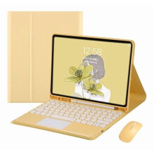 Retro Touch -näppäimistö- ja hiirikotelo, joka on yhteensopiva iPad Pro11:n (2021) kanssa - tyylikäs suojaus ja parannettu kirjoituskokemus