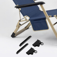 FRCOLOR 1 Pair Foldable Chair Replacement Plastic Locking Latch Hinge for Recliner Armrest Camping and Beach Lounge Chair Parts