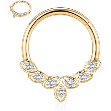 Septum Clicker Ring and Earrings 316L Surgical Steel 8mm