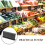 Black PVC Shelf Labels 8 pcs for Price Marking 3