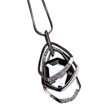 Collana lunga da donna alla moda e versatile con ciondolo regolabile, accessorio per catena da maglione