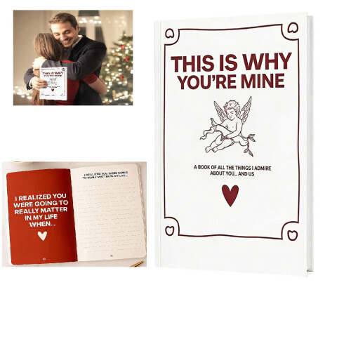 Couples Journal Guided Notebook for Him and Her 1 Pack