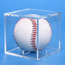Vetrina per baseball trasparente, contenitore resistente, scatola quadrata per esposizione di articoli sportivi, colore trasparente