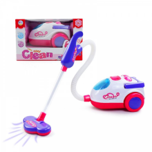 Toy Vacuum Cleaner for Kids, Pretend Play House Cleaning Vacuum with Lights & Sounds for Girls Boys Birthday Gifts