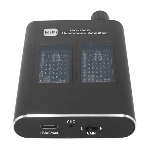 HiFi headphone amplifier Class-A 16-300 ohm 3.5mm portable