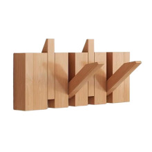 Wall Mounted Black Walnut Coat Rack Hanging Coat Rack Hat Entrance Key Doorway Bags I4Q1 Walnut Cloak Black Rack