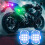 LED Strobe Light for Car/Motorcycle – Remote Control, Multiple Modes, Type-C Charging, High Visibility, Roadside Safety & Emergency Use – 1