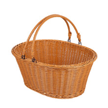 FRCOLOR Garden Basket for Harvesting Vegetables Rattan Storage Shopping