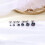 Stainless Steel Stud Earrings CZ Helix Tragus Piercing Set 2