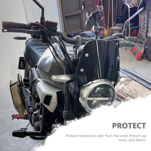 Motorcycle Windshield Headlight Deflector 1