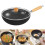 Αντικολλητικό τηγάνι Wok συμβατό με όλες τις εστίες με γυάλινο καπάκι και υλικό 4