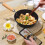Αντικολλητικό τηγάνι Wok συμβατό με όλες τις εστίες με γυάλινο καπάκι και υλικό 7
