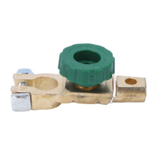 Batteriafbryder i zinklegering, drejeknapdesign, korrosionsbestandig, 12V tænd/sluk-batteriisolator, til køretøjer, både, autocampere,