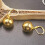 Silver Ball Leverback Earrings White Gold Plated Polished 4
