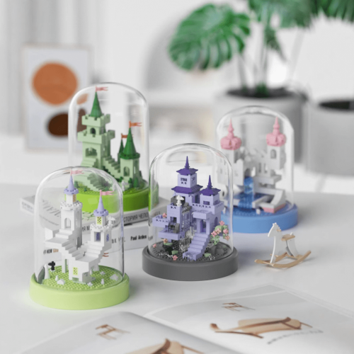 Kasteelbouwblokkenset Micro Bricks 437 stuks 2