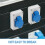 Outdoor Electrical Box IP65 Waterproof 3-Socket Panel Mount 3