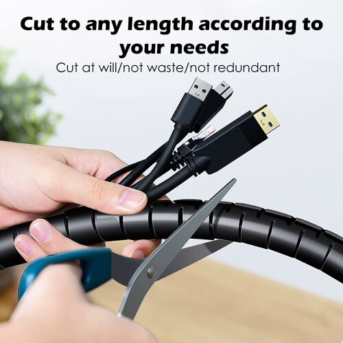 Cable Management Tube Covered Protective Cover 1 pc 2