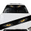 Personalized Car Windshield Sticker Decals Universal 3D Sunshade Wolf Eyes 6