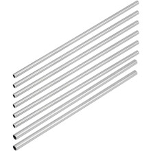 8 Pcs OD 0.3/0.4 Inch 304 Stainless Steel Round Tubing 11.8 Inch Length Round Metal Tube for DIY Crafts Automotive Model Applications for DIY