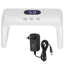 Secador de unhas profissional com sensor inteligente e função de temporizador, lâmpada de cura de gel com fonte de luz dupla UV/LED, sensor