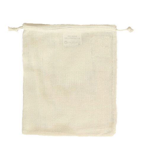 Xoxingysm Home Textile Storage Organic Cotton Mesh Bag Drawstring Drawstring Pocket Fruit Storage Bag