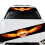 Personalized Car Windshield Sticker Decals Universal 3D Sunshade Wolf Eyes 4