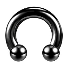 1 Pc Stainless Steel Horseshoe Nose Ring Large Size Septum Piercing Ear Piercing-5mm(4g)-diameter 16mm