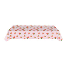 Strawberry Themed Tablecloth – Fruit Style Party Table Cover, Compatible with Festive Events & Sweet Gatherings