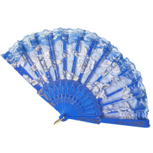 Folding Fans Handheld Fans Bamboo Fans Women'S Hollowed Bamboo Hand Holding Fan, Paper Fan Case