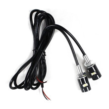 HEMOTON 2pcs 12V 1W Car LED License Plate Light