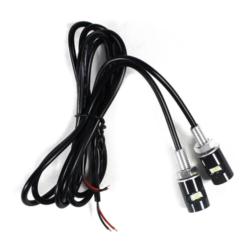 HEMOTON 2pcs 12V 1W Car LED License Plate Light