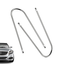Stainless Steel U-Shaped Car Stereo Pry Kit (2 pcs) – Compatible with Truck, SUV, Pickup, Scooter & More