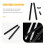 2pcs Drawer Slides Side Mount Rails Track Guide for Cabinets Shoe Cabinets 5
