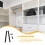 2pcs Drawer Slides Side Mount Rails Track Guide for Cabinets Shoe Cabinets 7