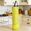 Wall-Mounted Plastic Bag Storage Dispenser, Pull-Out Large Capacity Hanging Trash Bag Holder for Kitchen (Yellow) 1