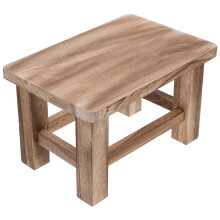 Outdoor step stool wooden solid wood 1 set