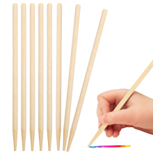 30 PCS Wooden Stylus for Scratch Art – Heavy-Duty Craft Sticks Compatible with Scratch Art Projects