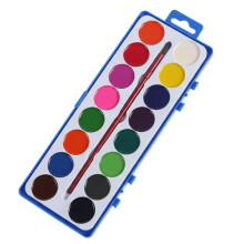 Mini Watercolor Paint Set Portable Palette 16 Grids
