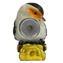 4 Inch Solar Outdoor Lights Bird Garden Statues Decor Ornament with Automatic Lighting 360 Degree Rotating Head Housewarming Birthday Gifts for Women