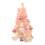 Pink Artificial Christmas Tree 17.7 Inch with Stand 1