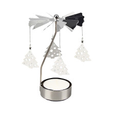 Rotary Holder Creative Rotating Candlestick Tea Light Holder Party Gift for Women Wife Children Girl