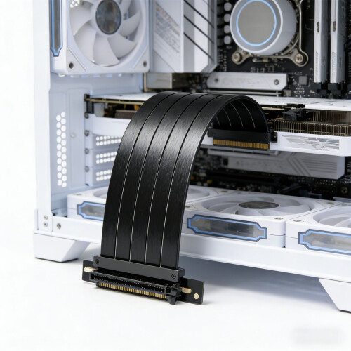 Μόνιμο καλώδιο επέκτασης GPU έκδοσης PCIE, 90 μοιρών άτρωτο στην οξείδωση για μόνιμη 1