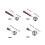 Accurate Measuring Spoon for Coffees Bean Features Comfortable Walnuts Handle and Stainless Steel Construction 3