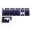 OEM Height Side Engraved Keycaps PC Contouring Lines Theme Color Optional for Mechanical Keyboards 3