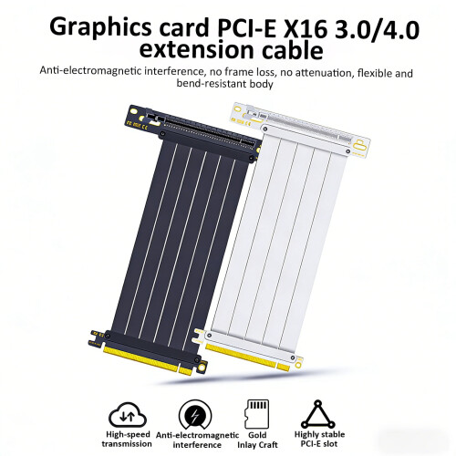 PCIe GPU Extension Cable 90-Degree Oxidation-Resistant